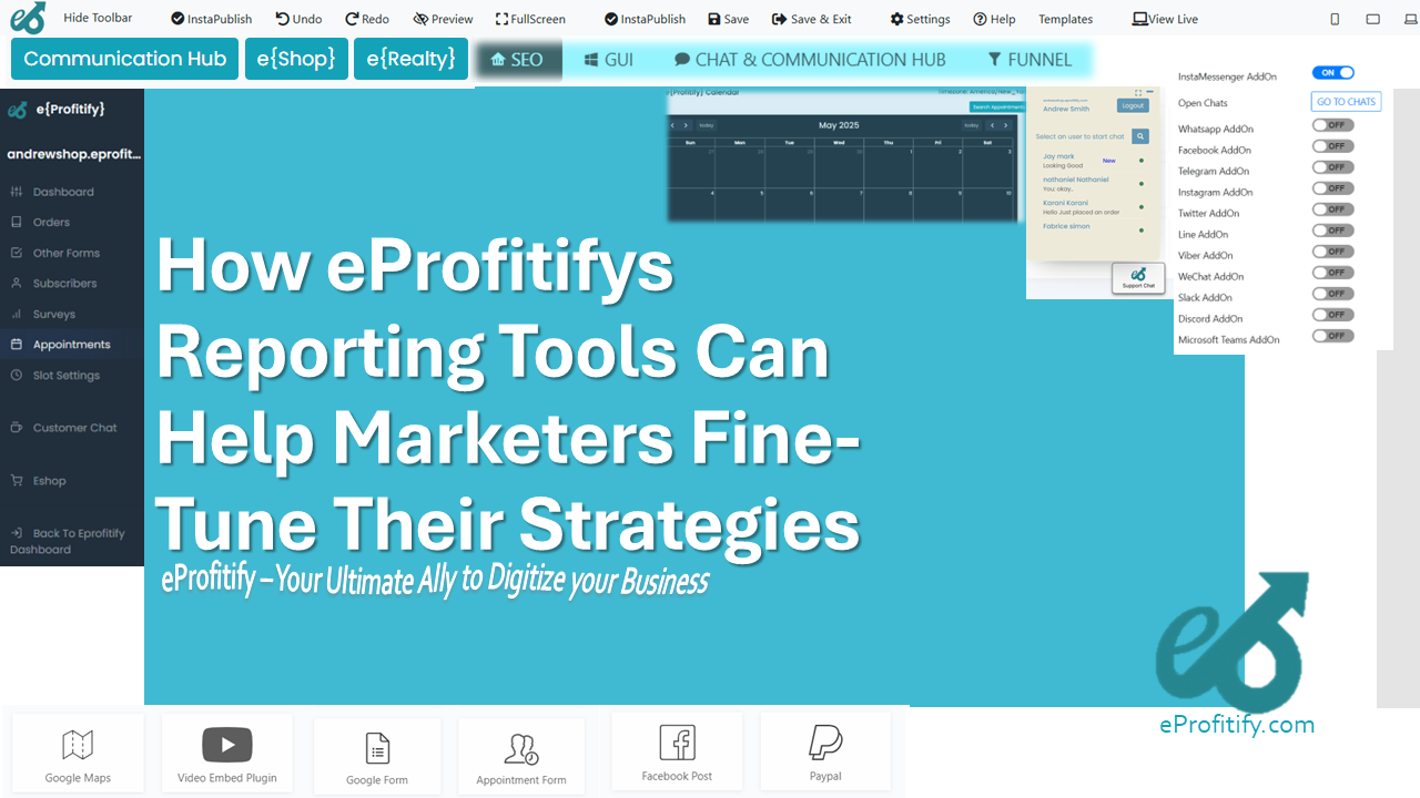 How eProfitifys Reporting Tools Can Help Marketers Fine-Tune Their Strategies